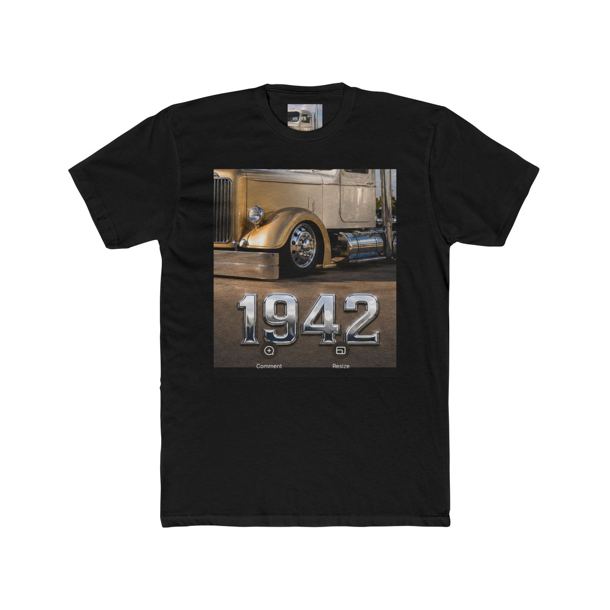 RIGGS 360 1942 Classic Truck T‑Shirt - Vintage Semi Truck Graphic Tee