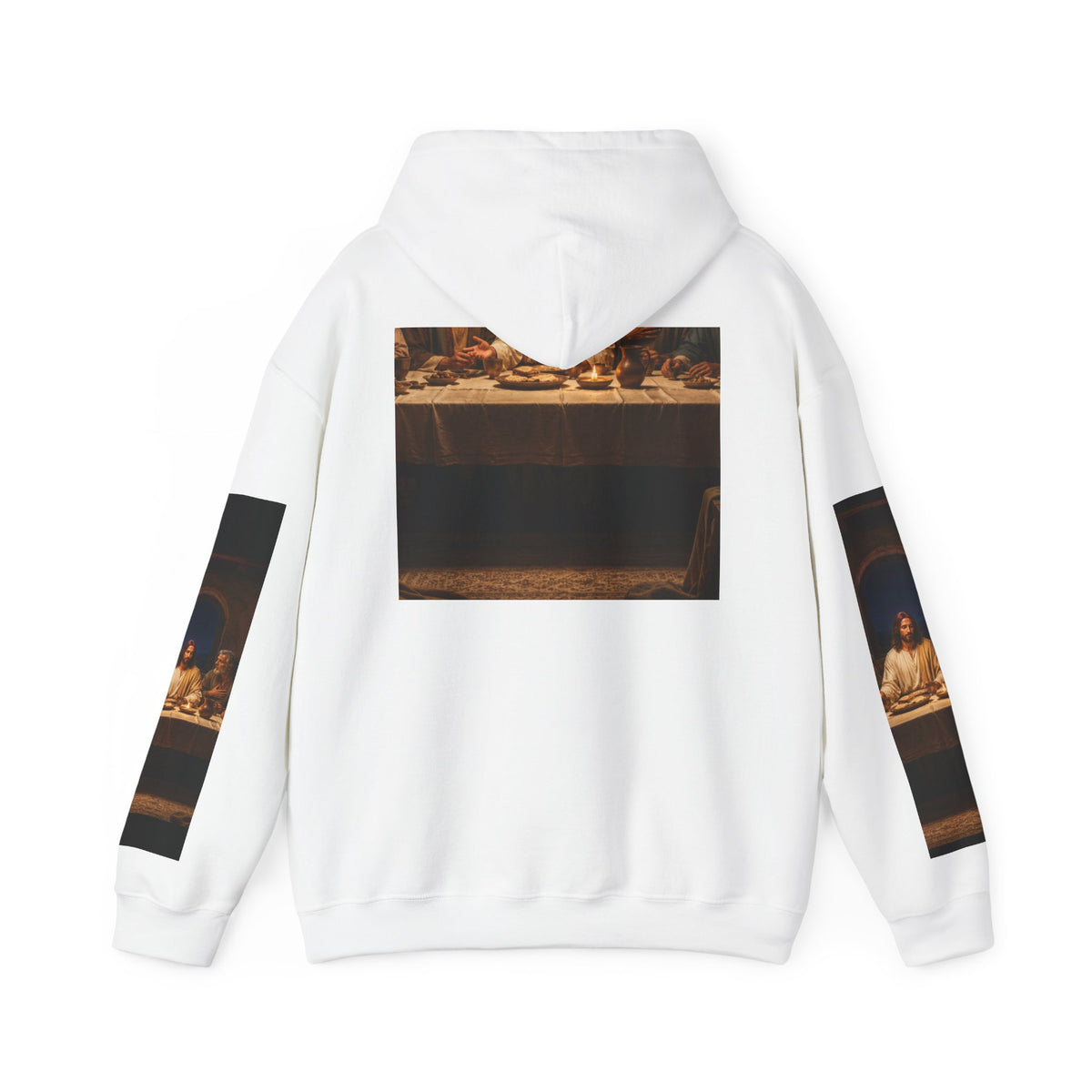 RIGGS 360 Last Supper Hoodie — Renaissance Jesus Print Pullover
