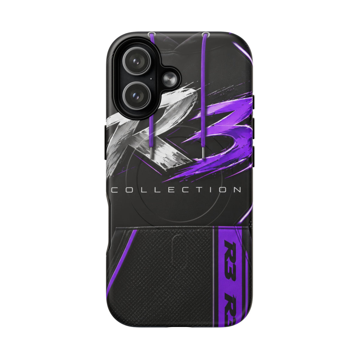 RIGGS 360 R3 Collection Purple Graphic Tough Magnetic Phone Case