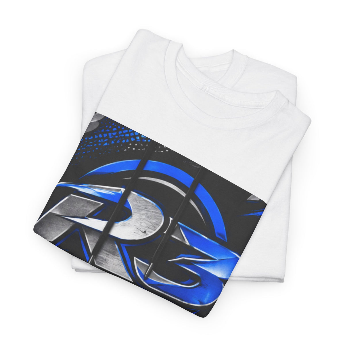 R3 Collection Graphic Tee — Racing Logo Blue Streetwear