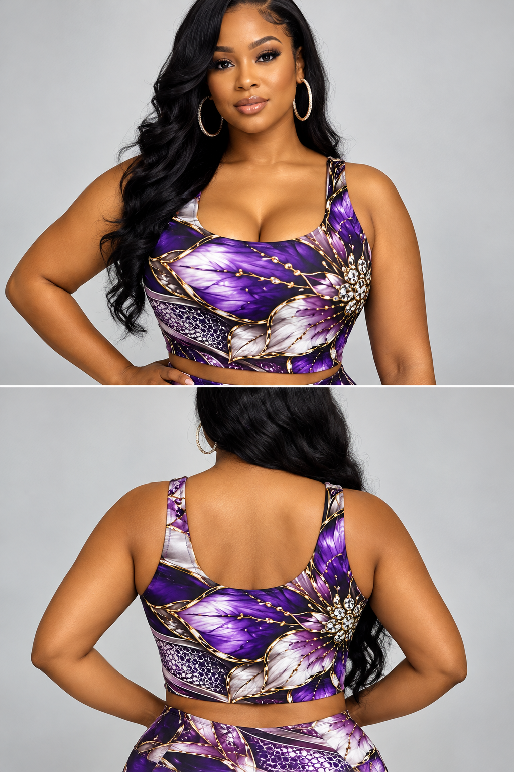 CROWN HOUSE PURPLE TOP